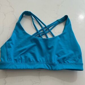 Women's VICTORIA SPORT Bright Blue Strappy Sports Bra